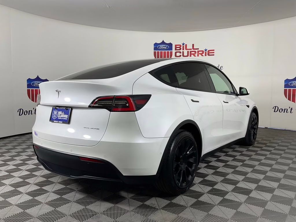 2021 Pearl White Multi-Coat Tesla Model Y Long Range AWD SUV