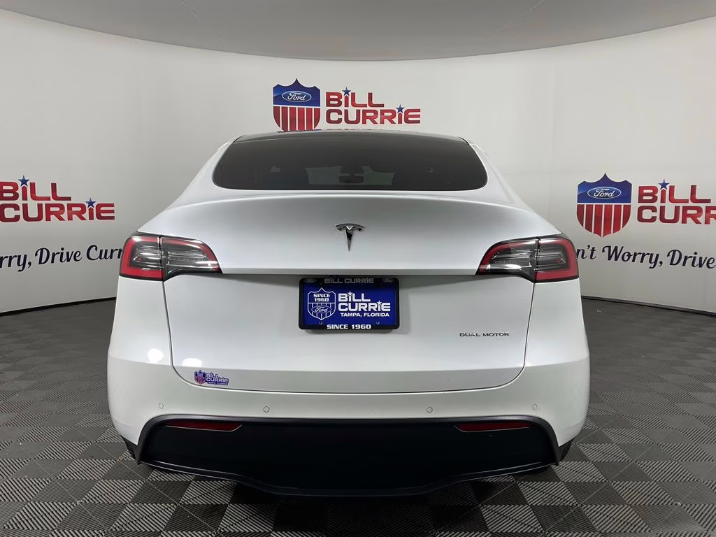 2021 Pearl White Multi-Coat Tesla Model Y Long Range AWD SUV