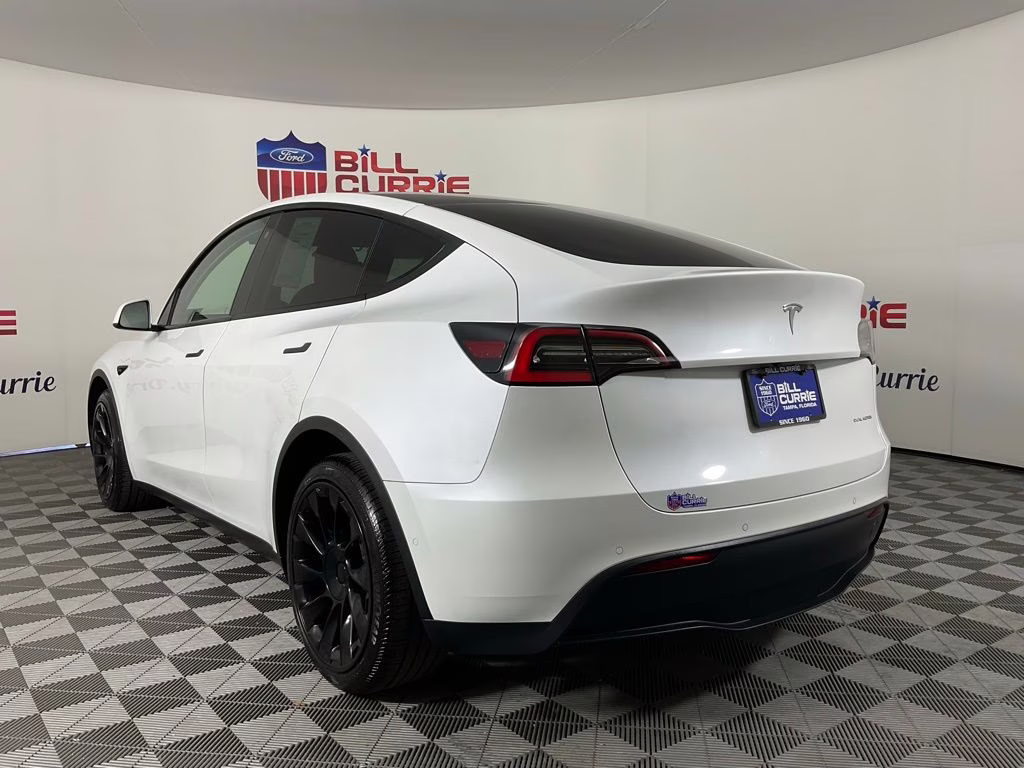2021 Pearl White Multi-Coat Tesla Model Y Long Range AWD SUV
