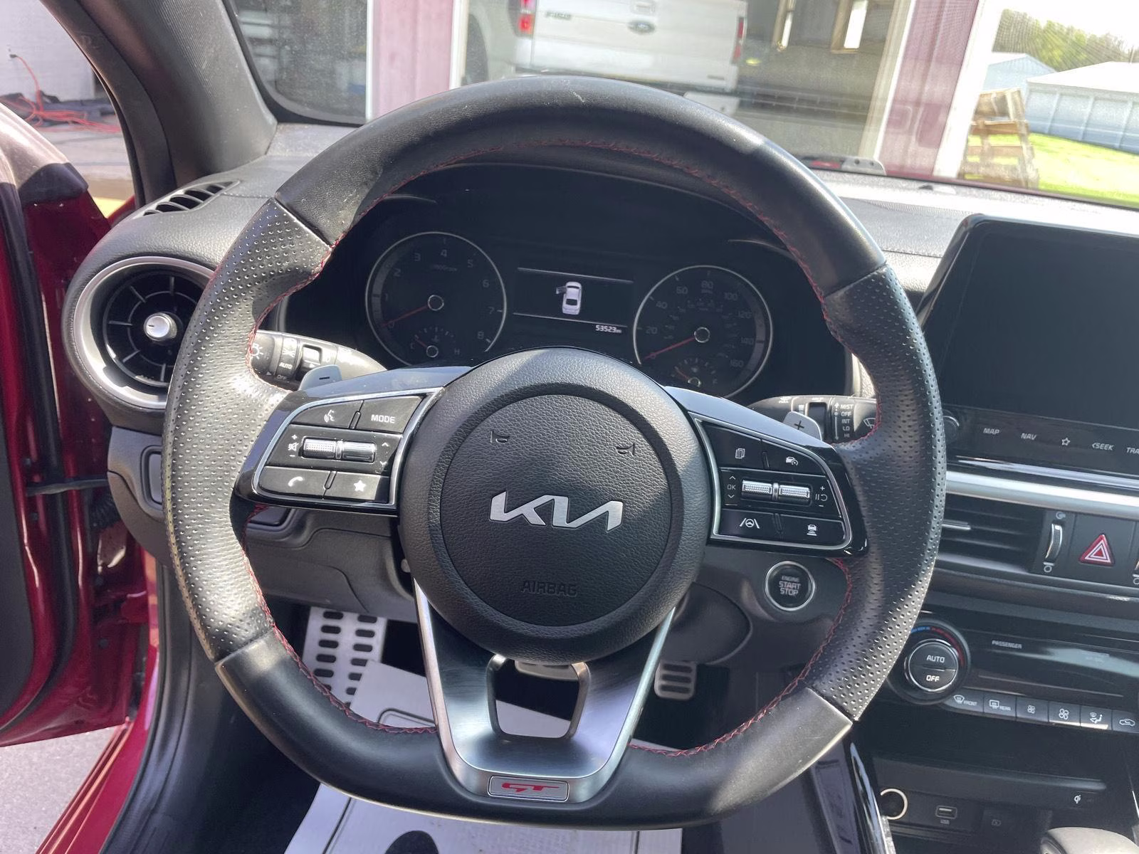 2023 Currant Red Kia Forte GT FWD Sedan