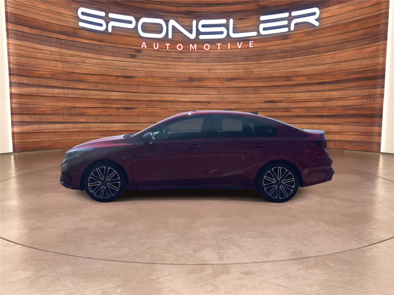 2023 Currant Red Kia Forte GT FWD Sedan