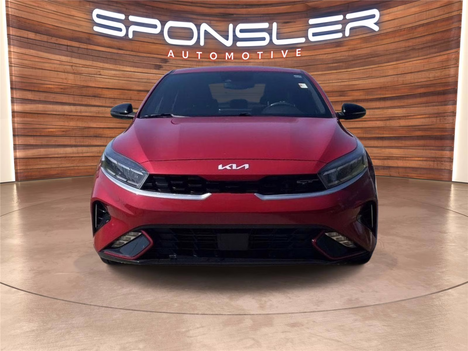2023 Currant Red Kia Forte GT FWD Sedan