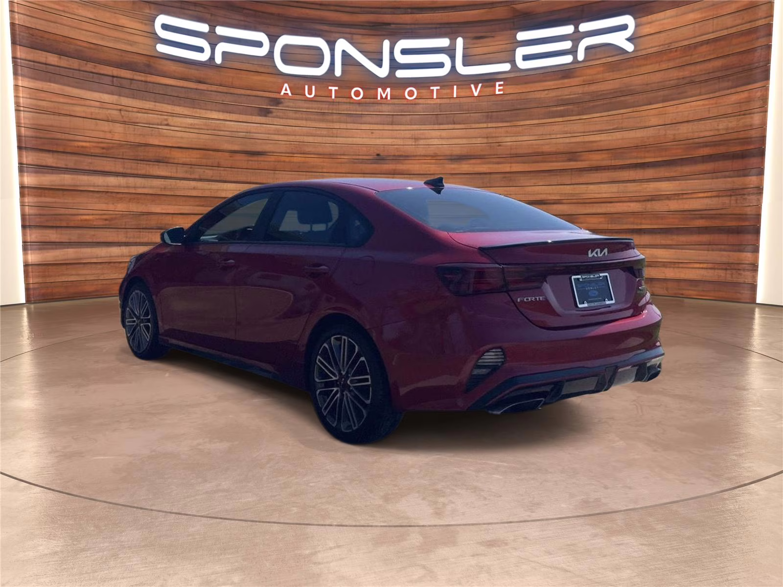 2023 Currant Red Kia Forte GT FWD Sedan