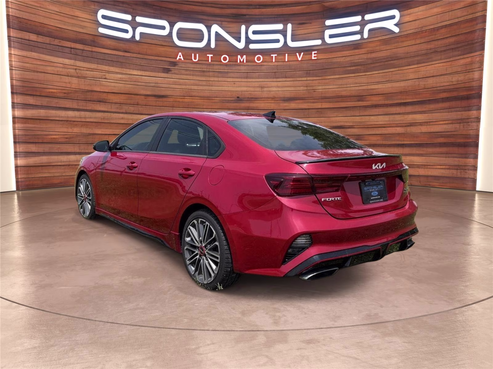 2023 Currant Red Kia Forte GT FWD Sedan