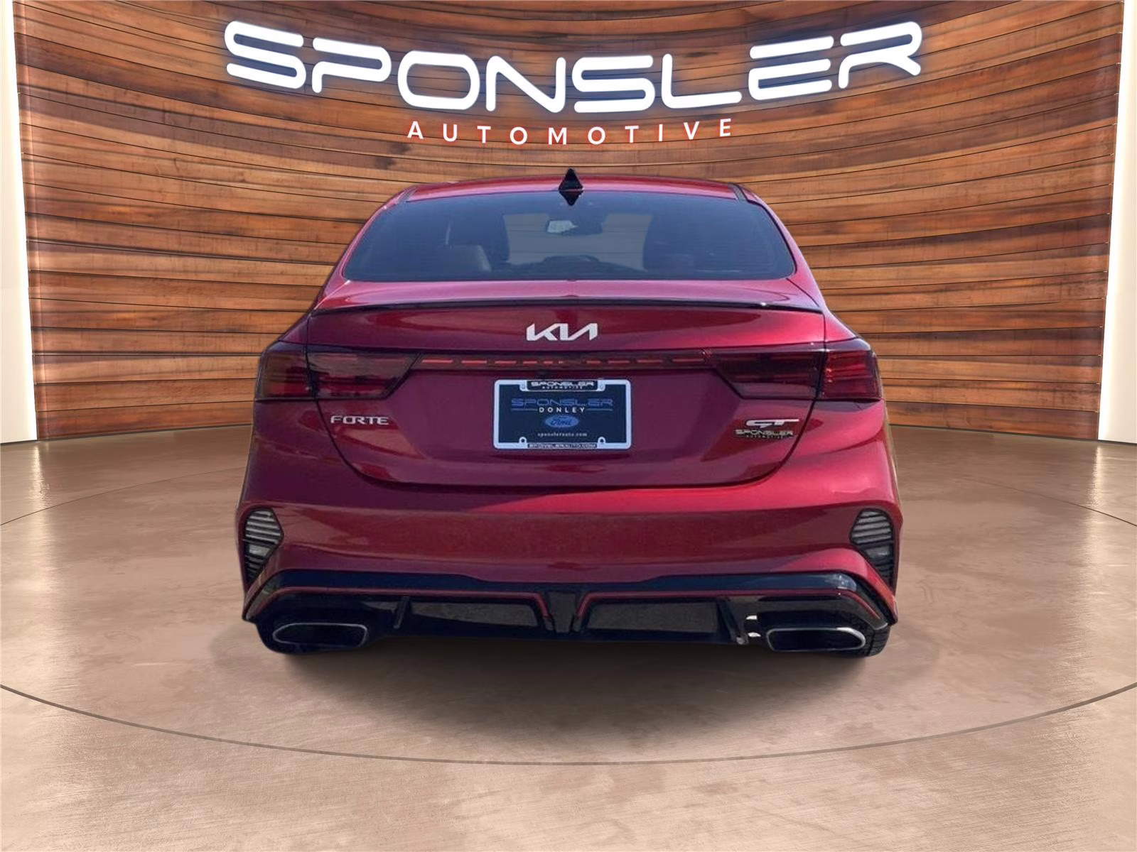 2023 Currant Red Kia Forte GT FWD Sedan