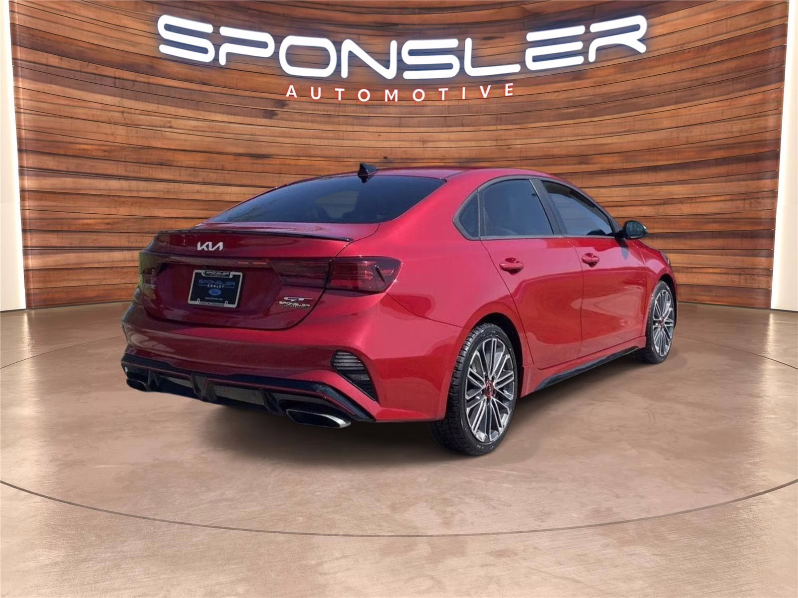 2023 Currant Red Kia Forte GT FWD Sedan