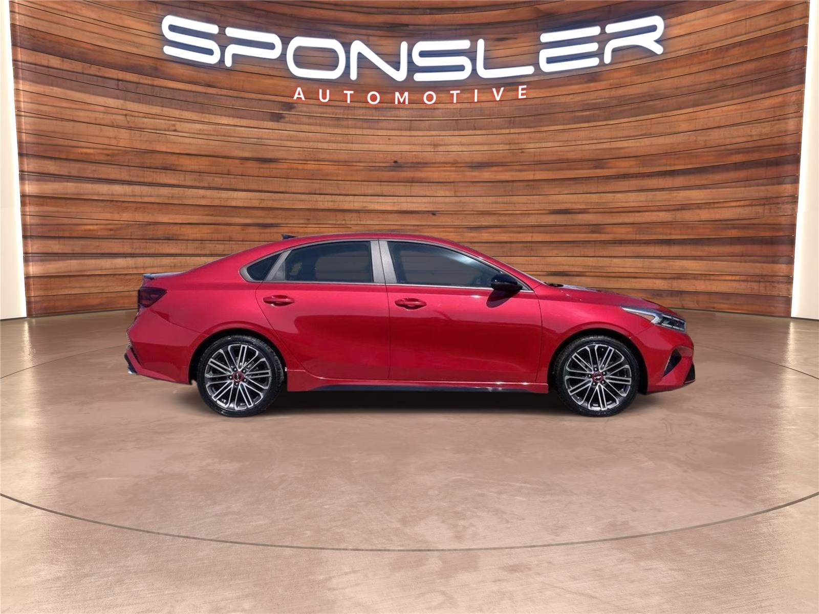 2023 Currant Red Kia Forte GT FWD Sedan