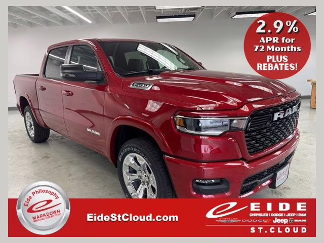 2026 Molten Red Pearlcoat Ram 1500 Big Horn 4X4 Truck