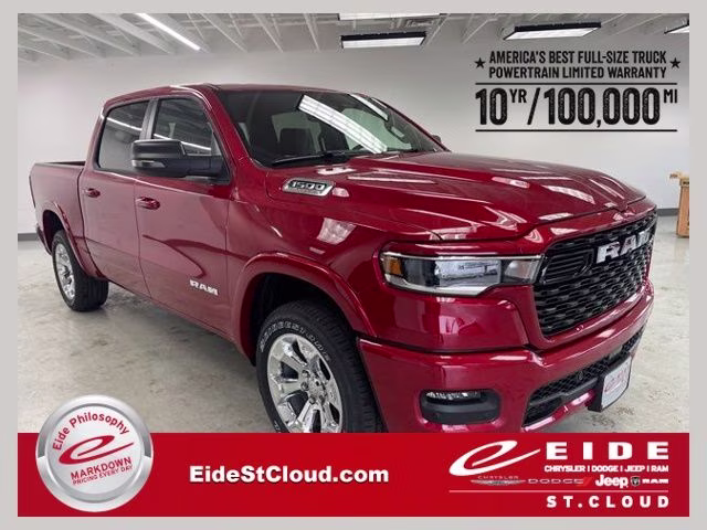 2026 Molten Red Pearlcoat Ram 1500 Big Horn 4X4 Truck