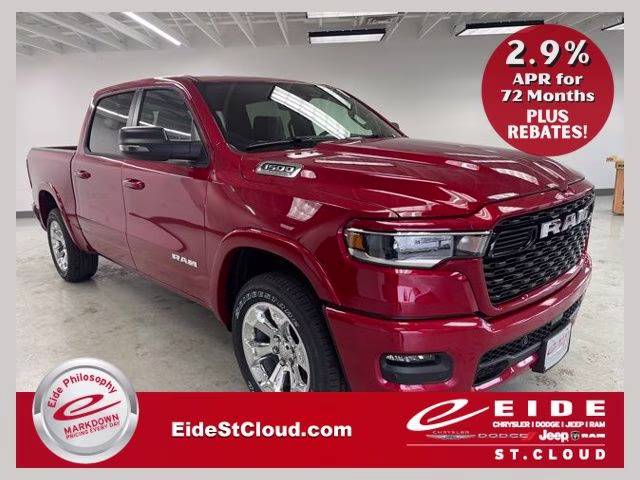 2026 Molten Red Pearlcoat Ram 1500 Big Horn 4X4 Truck