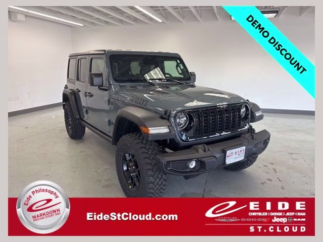2026 Anvil Clear Coat Jeep Wrangler Willys 4X4 SUV