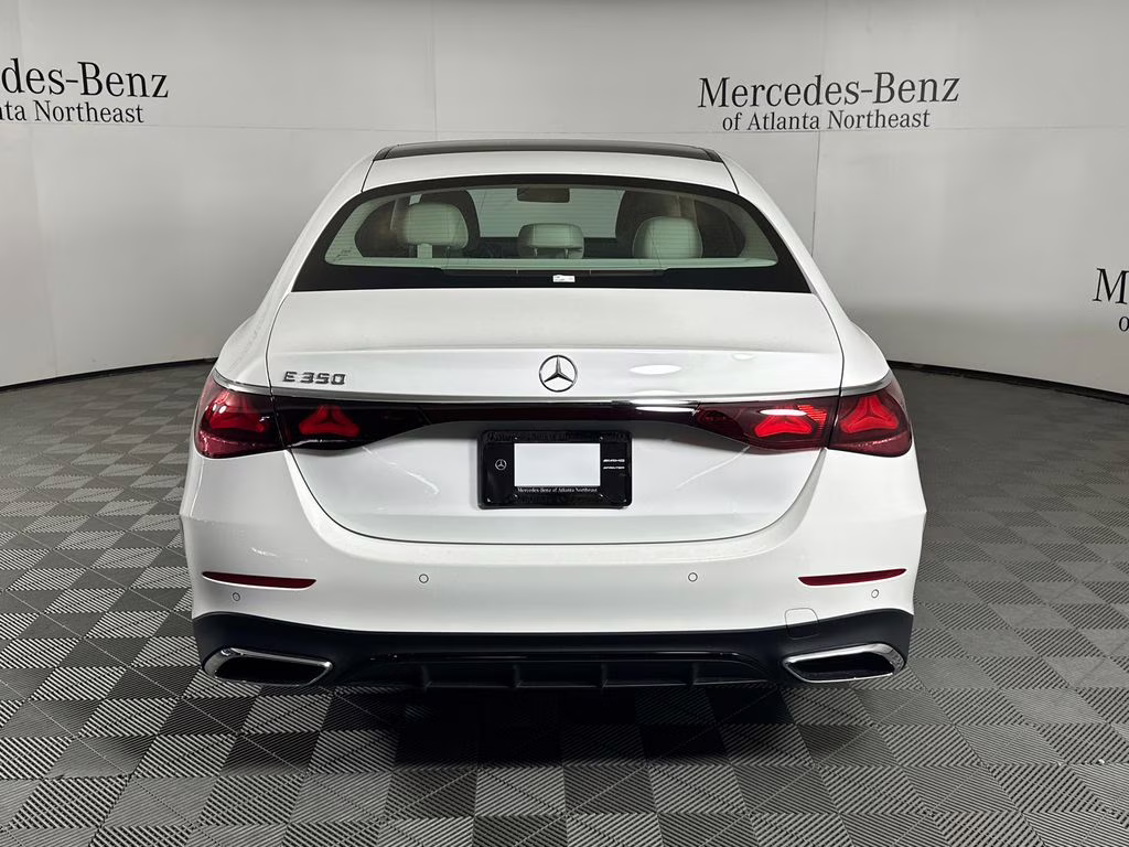 2025 Polar White Mercedes-Benz E-Class E 350 RWD Sedan