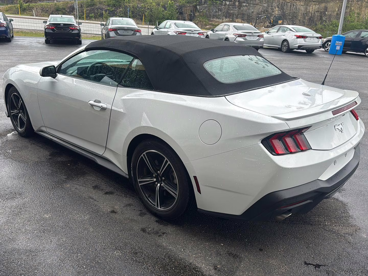 2024 Oxford White Ford Mustang EcoBoost Premium RWD Convertible