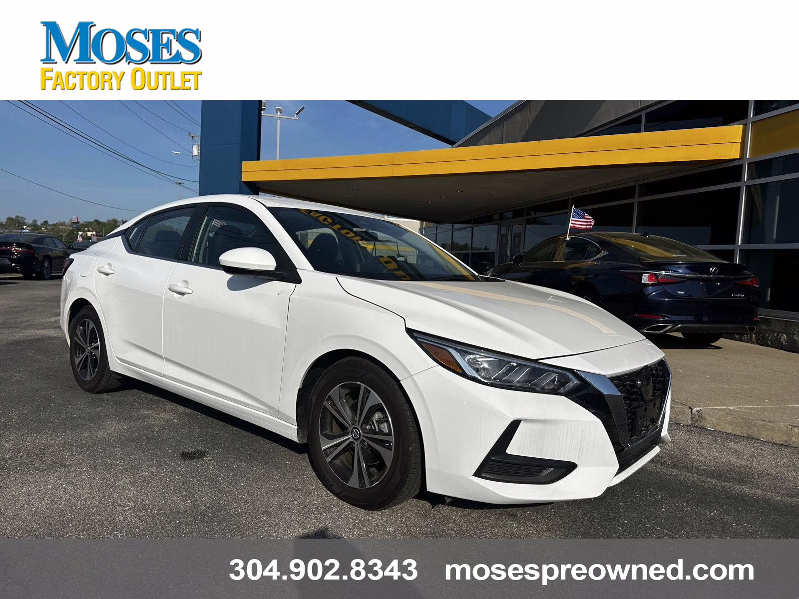 2023 Fresh Powder Nissan Sentra SV FWD Sedan