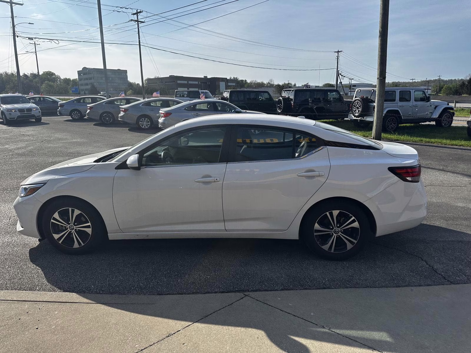 2023 Fresh Powder Nissan Sentra SV FWD Sedan