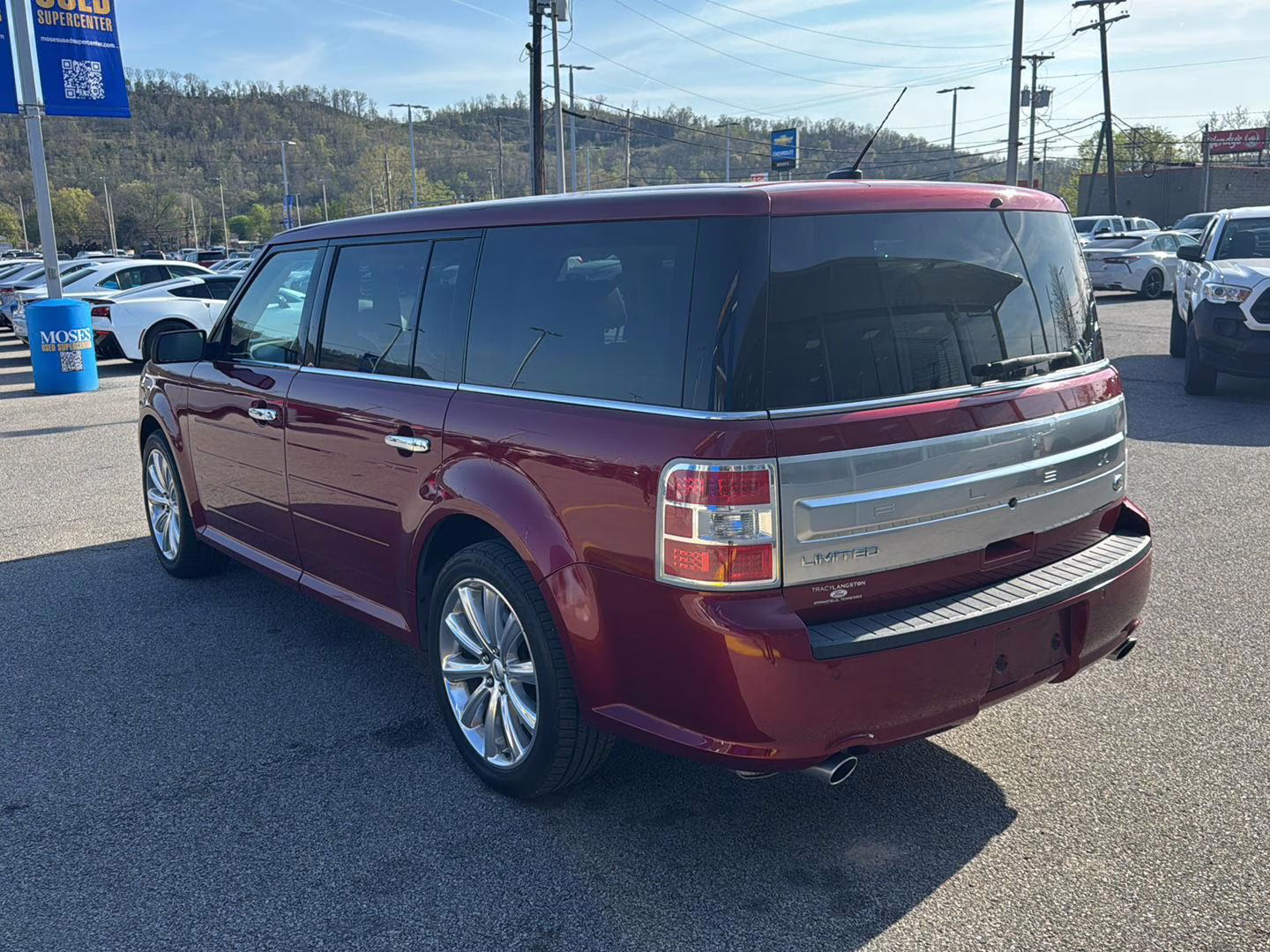 2019 Ruby Red Metallic Tinted Clearcoat Ford Flex Limited FWD SUV