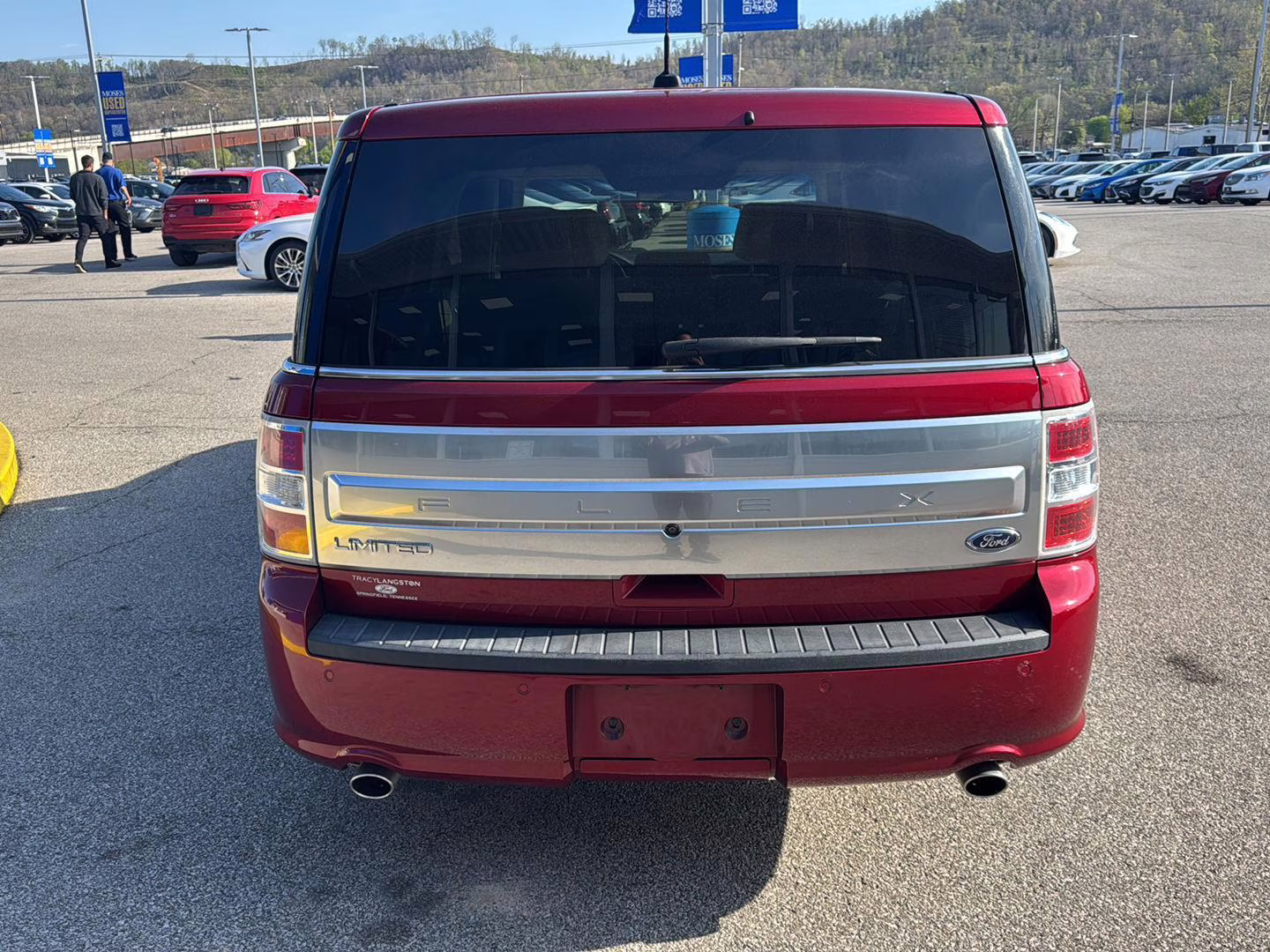 2019 Ruby Red Metallic Tinted Clearcoat Ford Flex Limited FWD SUV