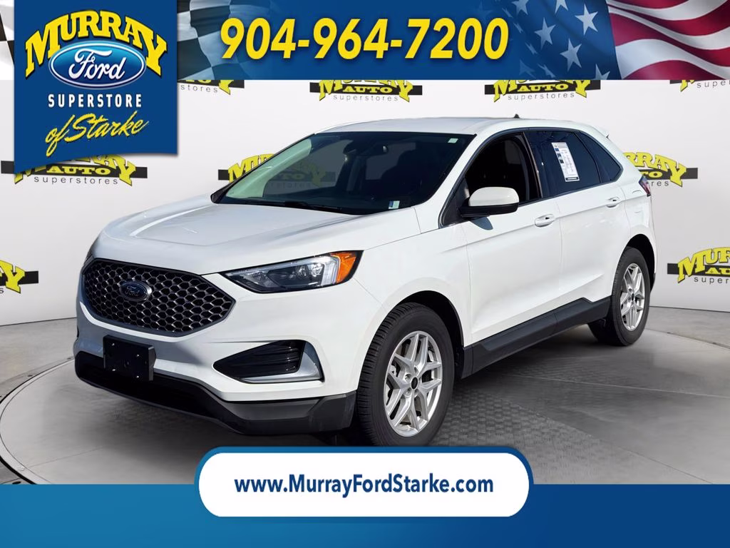 2024 Oxford White Ford Edge SEL AWD SUV