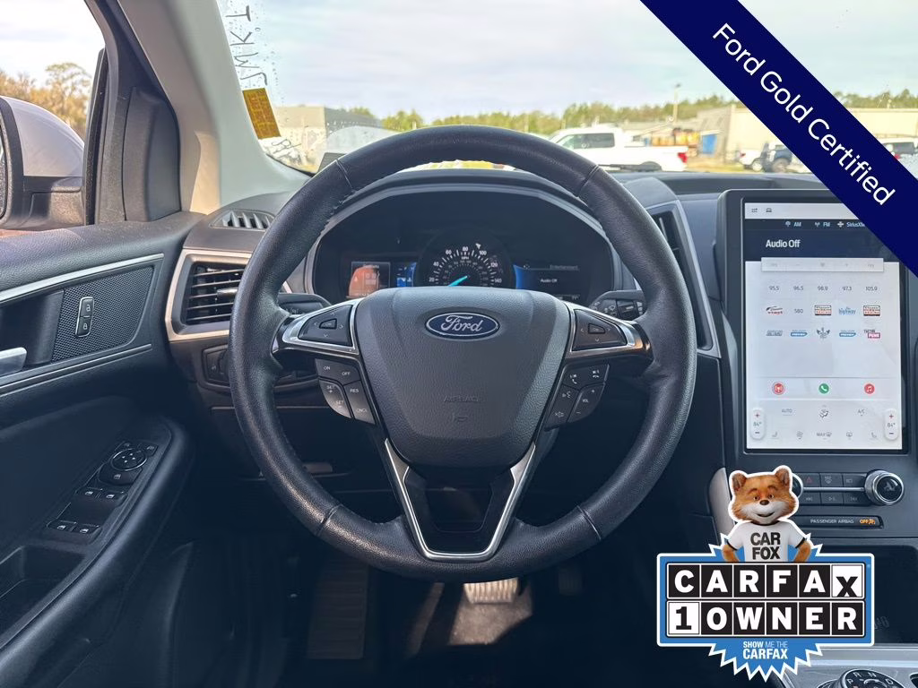 2024 Oxford White Ford Edge SEL AWD SUV