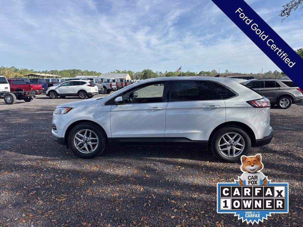 2024 Oxford White Ford Edge SEL AWD SUV
