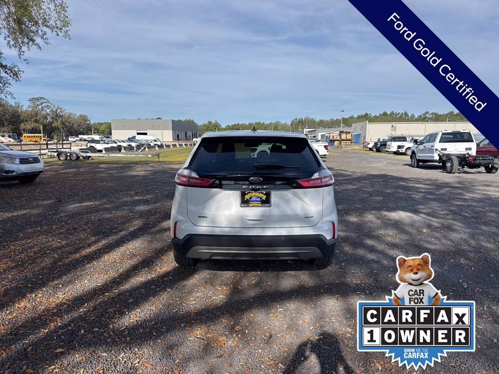2024 Oxford White Ford Edge SEL AWD SUV