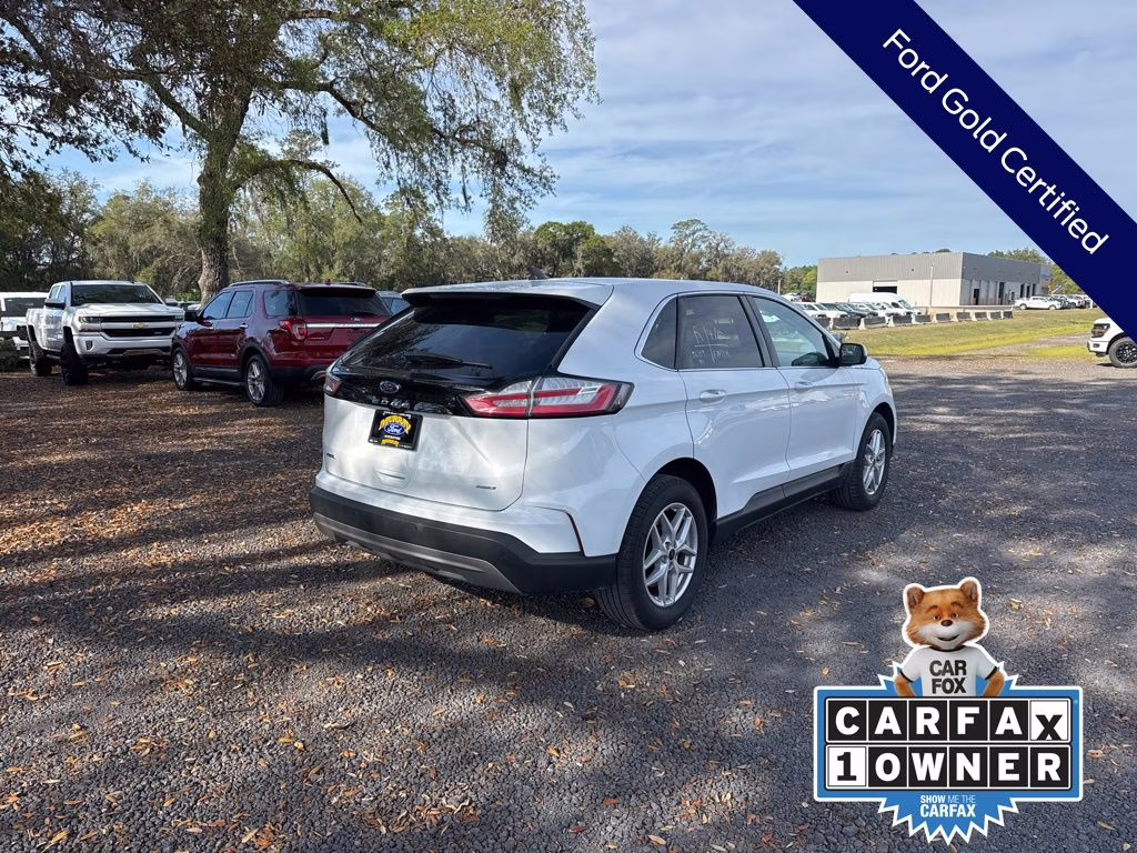 2024 Oxford White Ford Edge SEL AWD SUV