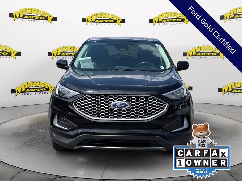 2024 Agate Black Metallic Ford Edge SEL AWD SUV