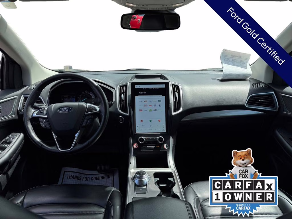 2024 Agate Black Metallic Ford Edge SEL AWD SUV