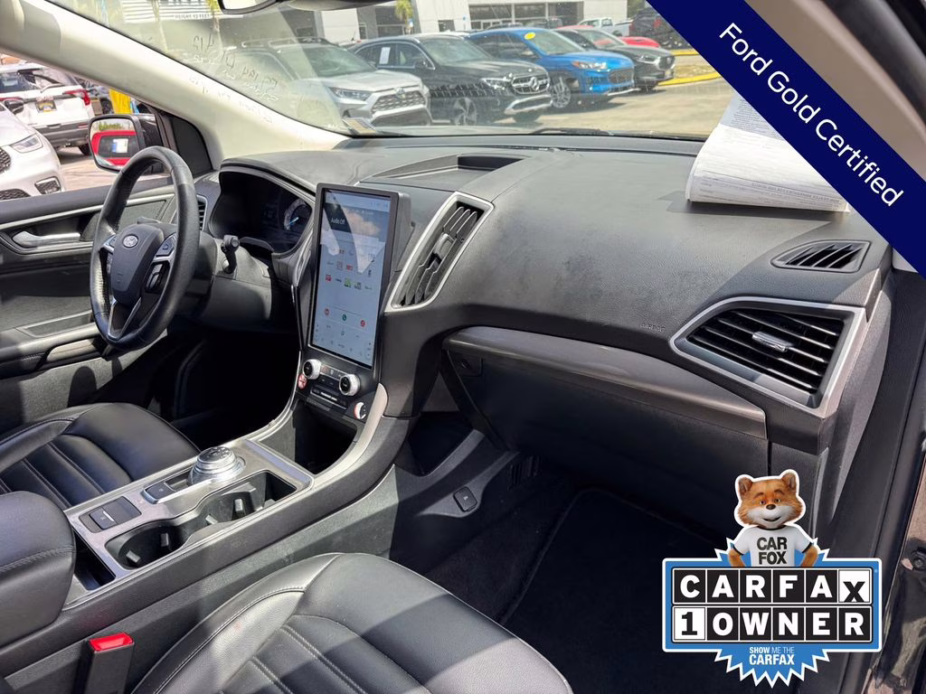 2024 Agate Black Metallic Ford Edge SEL AWD SUV