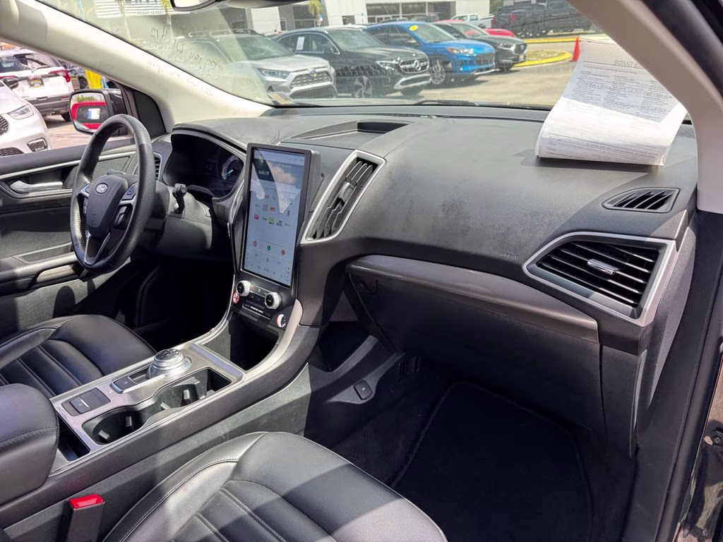 2024 Agate Black Metallic Ford Edge SEL AWD SUV
