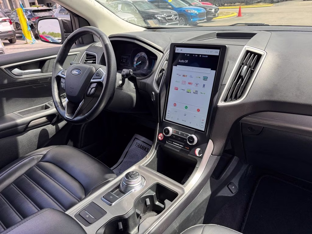 2024 Agate Black Metallic Ford Edge SEL AWD SUV