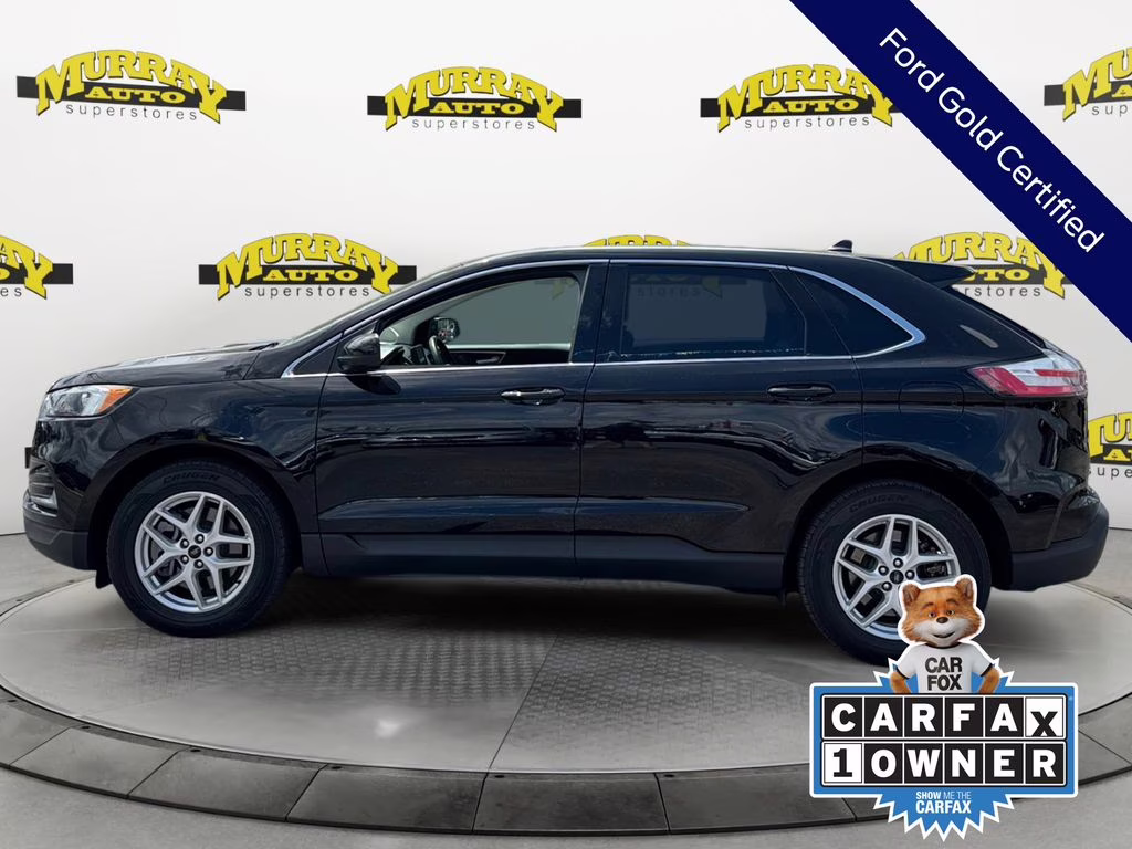 2024 Agate Black Metallic Ford Edge SEL AWD SUV