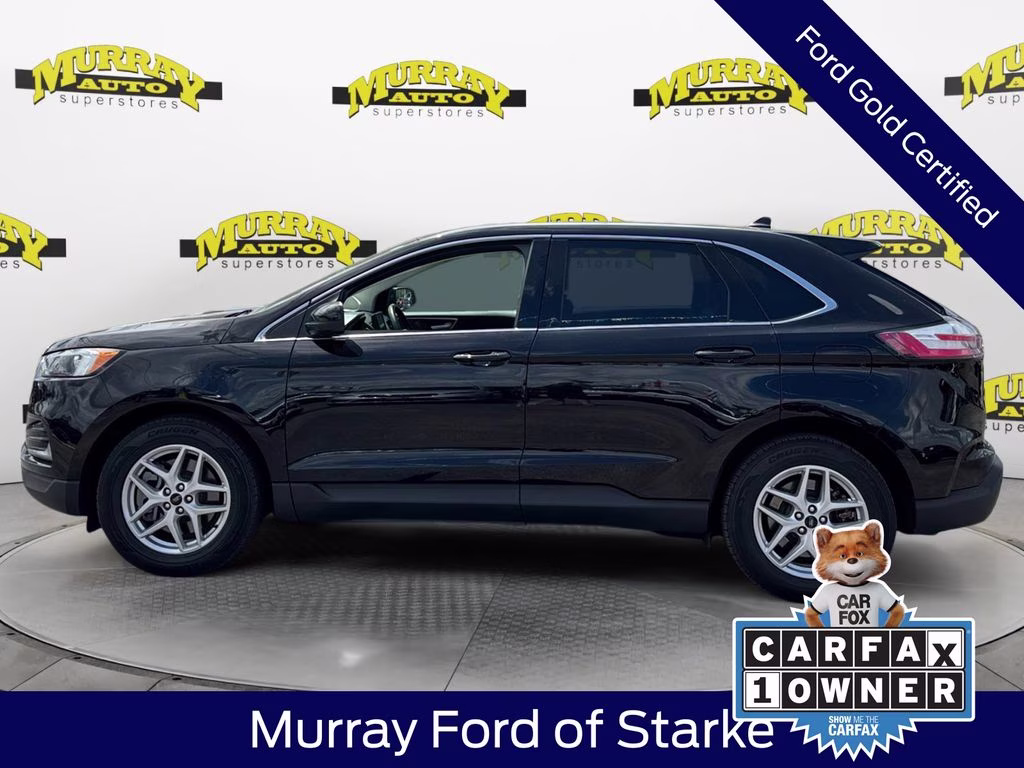 2024 Agate Black Metallic Ford Edge SEL AWD SUV