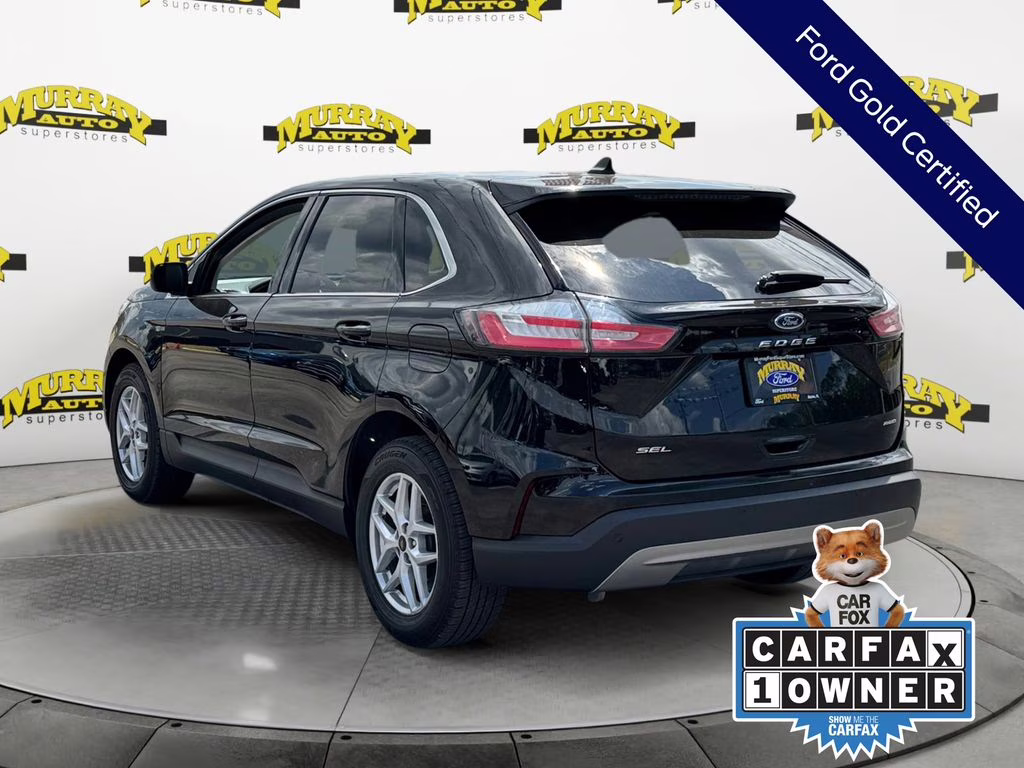 2024 Agate Black Metallic Ford Edge SEL AWD SUV