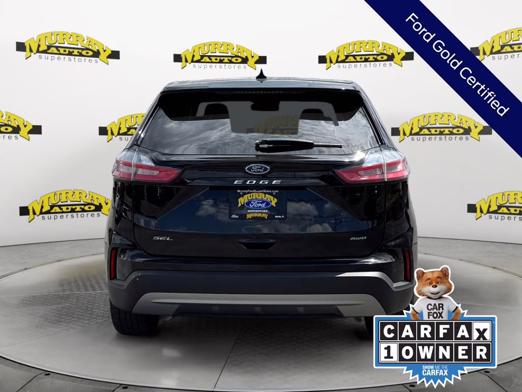 2024 Agate Black Metallic Ford Edge SEL AWD SUV