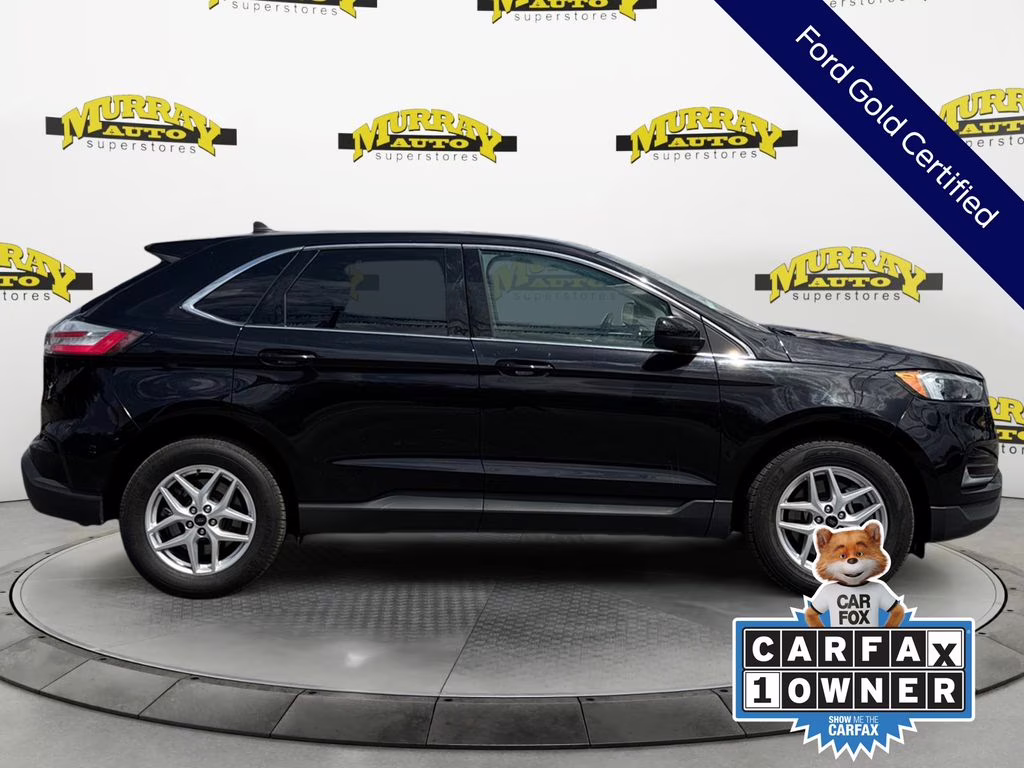 2024 Agate Black Metallic Ford Edge SEL AWD SUV