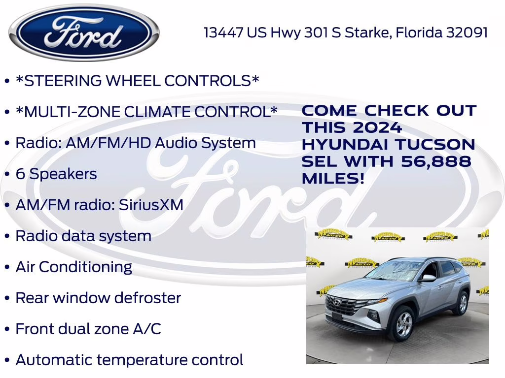 2024 Shimmering Silver Hyundai Tucson SEL AWD SUV