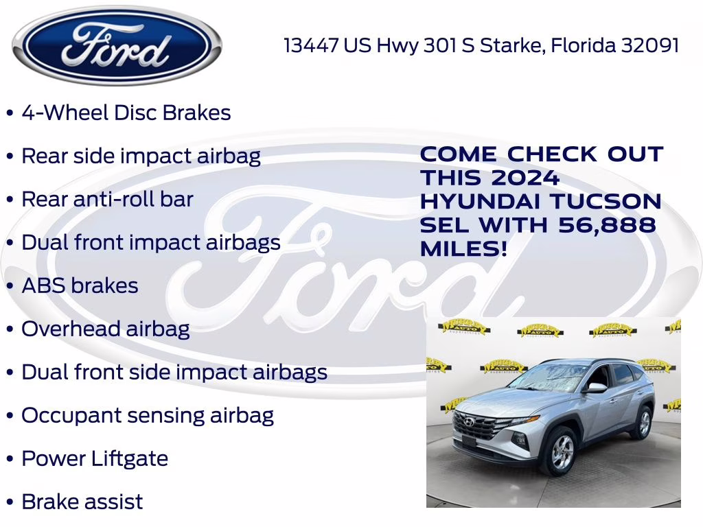 2024 Shimmering Silver Hyundai Tucson SEL AWD SUV