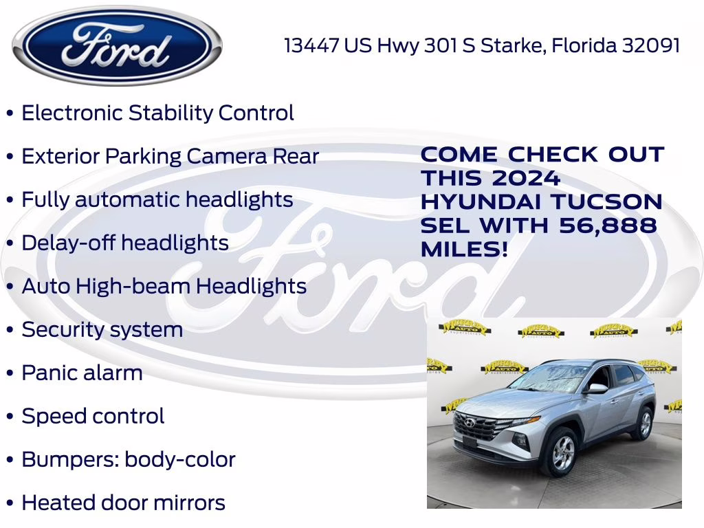 2024 Shimmering Silver Hyundai Tucson SEL AWD SUV