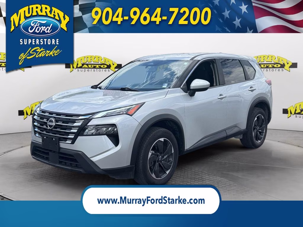 2024 Brilliant Silver Metallic Nissan Rogue SV AWD SUV