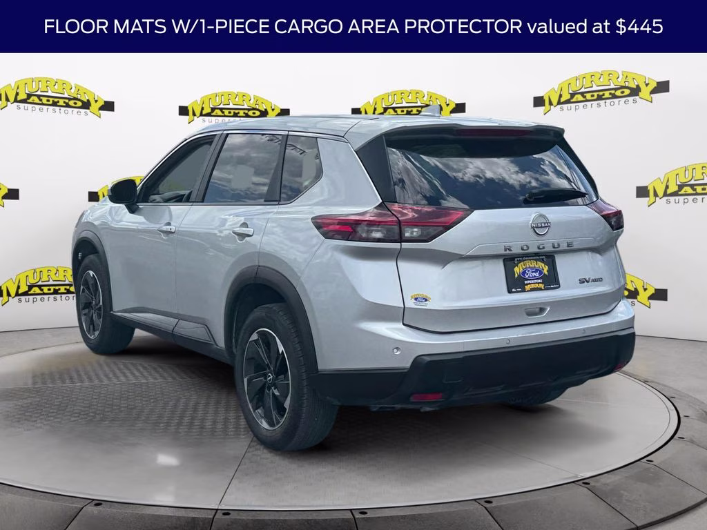 2024 Brilliant Silver Metallic Nissan Rogue SV AWD SUV