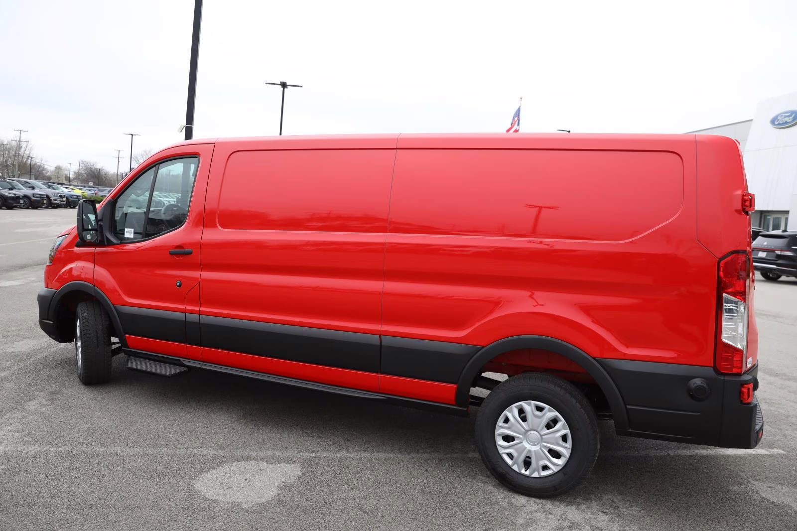 2026 Race Red Ford Transit Cargo Van RWD Van