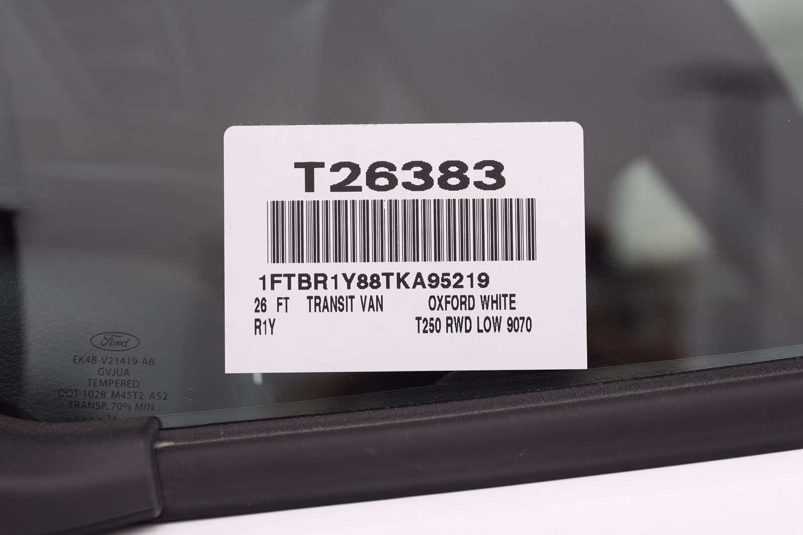 2026 Oxford White Ford Transit Cargo Van RWD Van