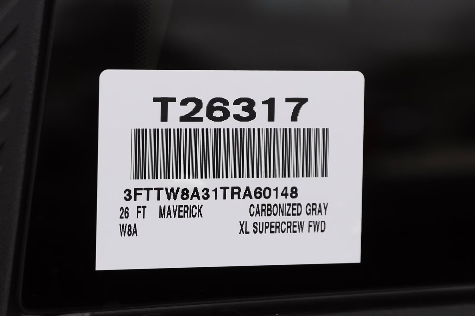 2026 Carbonized Gray Metallic Ford Maverick XL FWD Truck