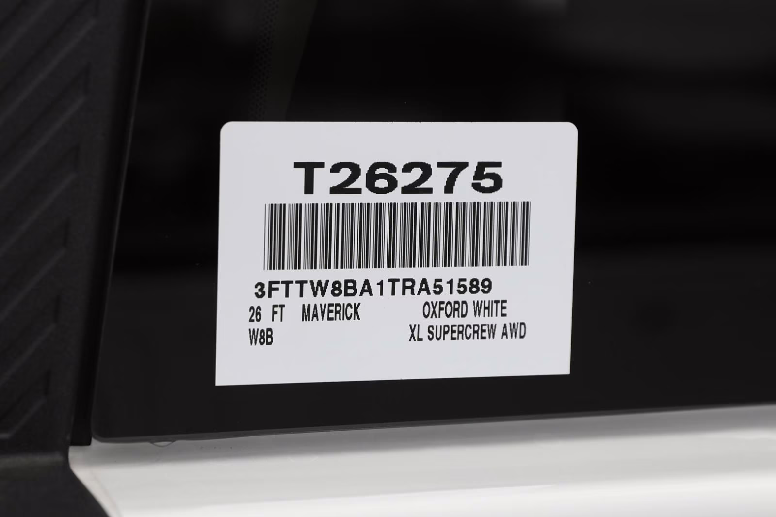 2026 Oxford White Ford Maverick XL AWD Truck