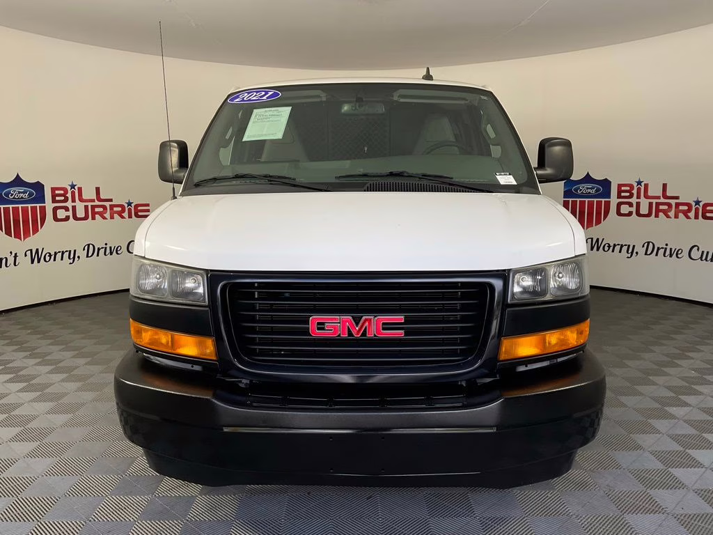 2021 Summit White GMC Savana 2500 V8 Work Van RWD Van