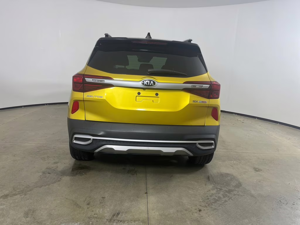 2021 Starbright Yellow/Black Roof Kia Seltos SX AWD SUV