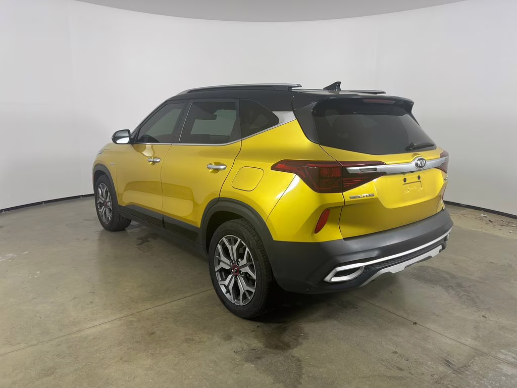 2021 Starbright Yellow/Black Roof Kia Seltos SX AWD SUV
