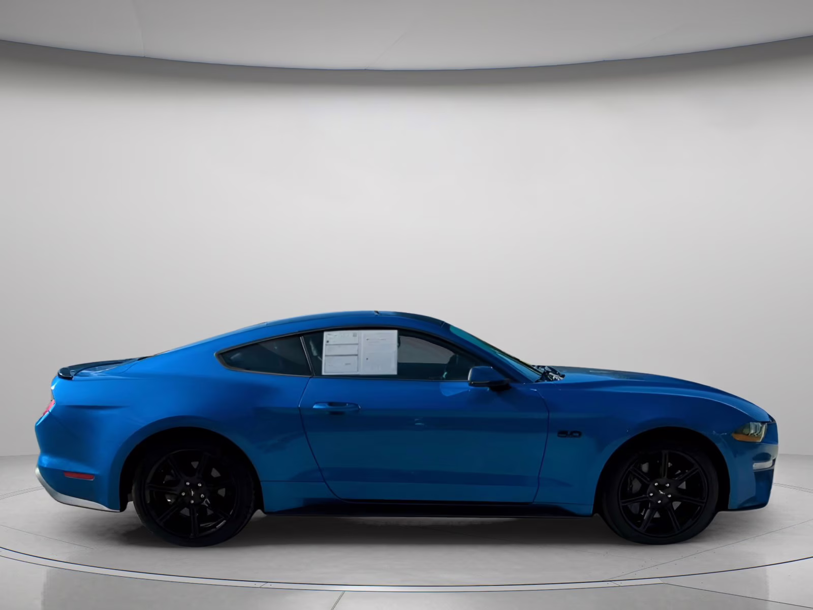 2020 Velocity Blue Metallic Ford Mustang GT Premium RWD Coupe