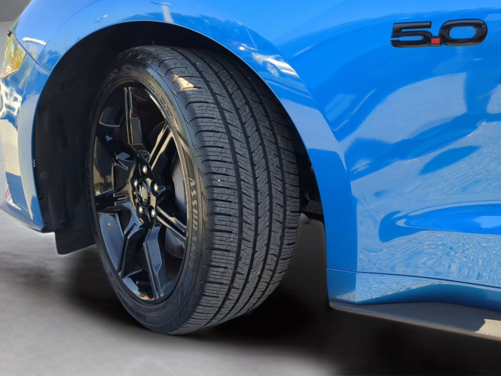 2020 Velocity Blue Metallic Ford Mustang GT Premium RWD Coupe